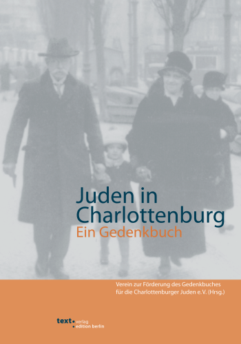 03 Juden in Charlottenburg  -  Ein Gedenkbuch